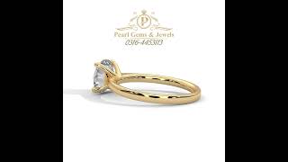 Solitaire Gold Ring 03 By Pearl Gems and Jewels