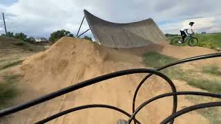 Mous Case handlebar mount POV at Ruby Hill Bike Park