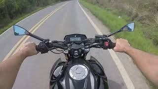 consumo instantâneo da fazer 250 FZ25 motovlog