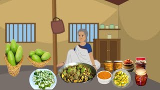 दादी माँ के स्वादिष्ट आम के आचार | Grandma's Pickle #summer #viral #village