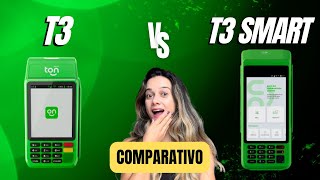 MÁQUINA TON T3 SMART VS TON T3. QUAL MAQUININHA COMPRAR? [ VEJA ESSE VÍDEO E ENTENDA A DIFERENÇA]