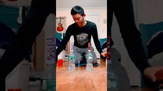 Crazy dice stacking 😎🎲 #shorts #crazytricks #trickshots #insane #dicestacking