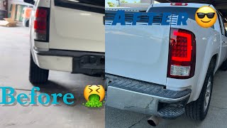 14+ rear bumper and LED taillights on the 08 Sierra Denali