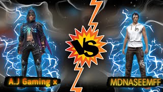 A.J Gaming X vs MDNASEEMFF ||Lonewolf Gameplay video||@a.jgamingx8804