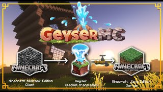 How to Play Java Server from Bedrock? GeyserMC Spigot 1.19.3 setup