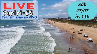 AO VIVO DIRETO DA PRAIA @TECNOLOGIADRONE @julio.cezar.esculturas