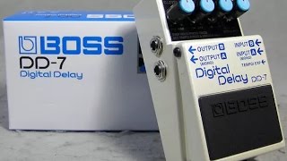 Boss DD7 Digital Delay Pedal Demo Review