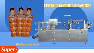 DPP-180 Candy Blister Packing Machine Candy Gummy Packing Machine #blisterpackingmachine