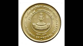 Indian 5 Rupee Coin series - Episode 23, ICMR