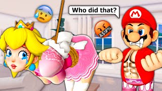 Rescue the princess. Who did this? Super Mario Bros Story | Mario Roblox