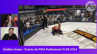 31.08 - 1º PARTE - EVENTO SOLDIERS ARENA MMA PROFISSIONAL - AG ESPORTES