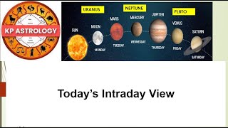 KP Method | Banknifty | Nifty | Intraday View | 26.10.23