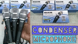 Best Condenser Microphone MAXIM MX-210 Bengali | Unboxing | Review | Live Testing