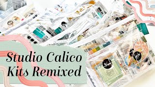 Studio Calico Kits Remixed! - Taking Studio Calico Kits Apart to Make New Kits!