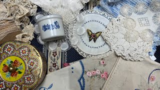 Vintage Junk journal supply haul  // estate sale haul