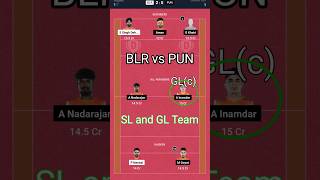 BLR vs PUN GL and SL Team. #trending #cricket #Kabaddi #dream11prediction.