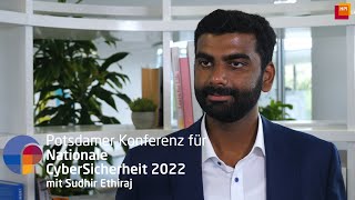 Sudhir Ethiraj über den Stellenwert von Cybersecurity | Konferenz für Nationale CyberSicherheit 2022