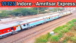 इंदौर अमृतसर एक्सप्रेस | Train no 19325 | Indore Amritsar Express Skip Near Tuglakabad Station