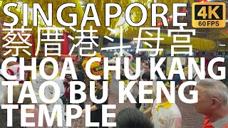 🇸🇬 Choa Chu Kang Tao Bu Keng Temple Nine Emperor God Festival 2023 斗母宫九王大帝宝诞庆典 [4K 60fps]