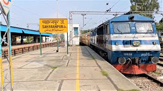 (04711) INTERCITY EXPRESS SPECIAL (Haridwar - Shri Ganganagar) Arriving At Saharanpur Junction.!