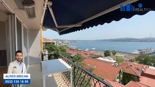 BEYOĞLU - GÜMÜŞSUYU / BOĞAZ MANZARALI, BALKONLU / KİRALIK DAİRE