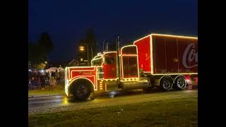 Coca Cola Christmas truck at Classic Car Week in Rättvik 2022