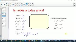 Egytagú algebrai kifejezések szorzása, osztása - matematika, 7. osztály