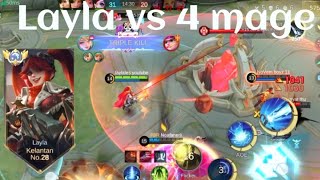 LAYLA VS HARLEY❗BUILD ONE SHOT ENEMY DELETE! CRAZY 4 MAGE | build top 1 global Layla