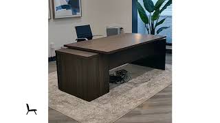 Mito Executive Desk w/Pedestal by MDD Office Furniture