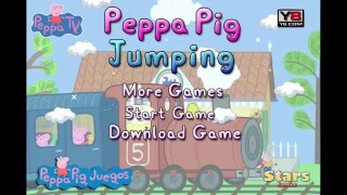 Todas las CANCIONES de PEPPA PIG en español jugando a Peppa Pig Jumping