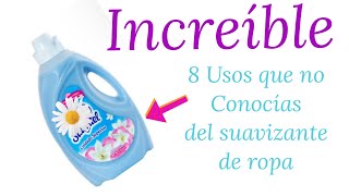 8 Usos que le doy a el suavizante de ropa  / tips de limpieza / #limpiaconmigo / #usos /#tips