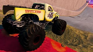 SKELETOR Crushes Monster Jam Truck Descent in Just 60 Seconds