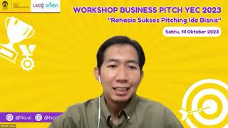 Workshop Business Pitch YEC 2023