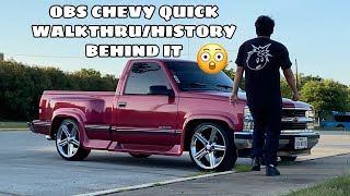 THE HISTORY BEHIND MY CHEVY OBS! (4K Vid)#ObsChevy #Obschevyproject