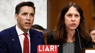 Sen. Josh Hawley DESTROYS WOKE Biden Nominee for LYING to Congress