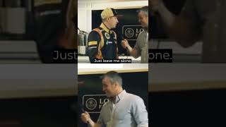 Kimi get annoyed while interviewed #shorts #raikkonen #formula1  #f1 #annoying #interview