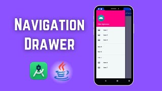 Navigation Drawer Menu in Android Studio using Java | 2024#androidstudio #navigation #android