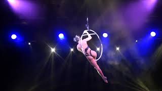 Janna Roukhmanova Flying Lyra Act