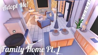 Funky Fab Downtown Living PART 1 - Adopt Me! - Family Home - Tour and Speed Build