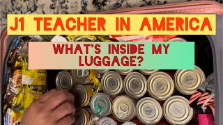 What's in my Luggage?? -J1 teacher in America #unboxing  #travel  #j1 #teacher  #vlog #trending