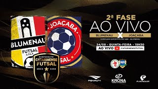 CAMPEONATO CATARINENSE SÉRIE OURO 2023 - 2ª FASE -  Blumenau Futsal X Joaçaba Futsal