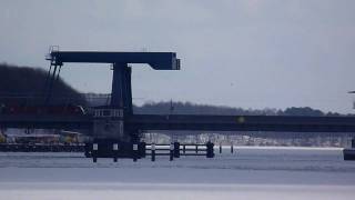 Stralsund Winter Rügenbrücke