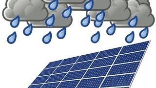 how is my solar panel work under cloudy days/how  willsolar panel work rainy day