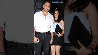 Bobby Deol and Wife Tany Deol 💖💝❤️#ytshorts #bollywood #shorts