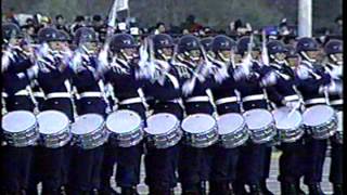 Parada Militar 1991 Chile-Escalón Naval, Aéreo y Carabineros de Chile