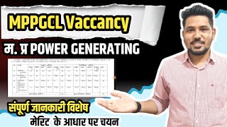 MP Power Generating Vaccancy | Merit के आधार पर चयन | Salary | बिजली विभाग भर्ती | #mppebvacancy