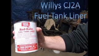 Willys CJ2A Fuel Tank Liner