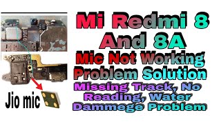 Mi Redmi 8 And 8A Mic Not working problem solution. mi redmi 8 mic problem solution. jumper solution