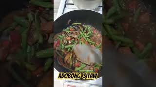 adobong sitaw na may talong