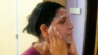 brighten your face in 5 minutes with facial scrubing [Weekly once routine]